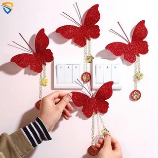 Set 1 / 5 / 10 bươm bướm 3d trang trí tiệc