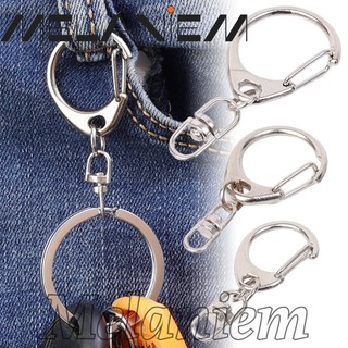 Móc treo chìa khóa hình số 8 bằng kim loại diy