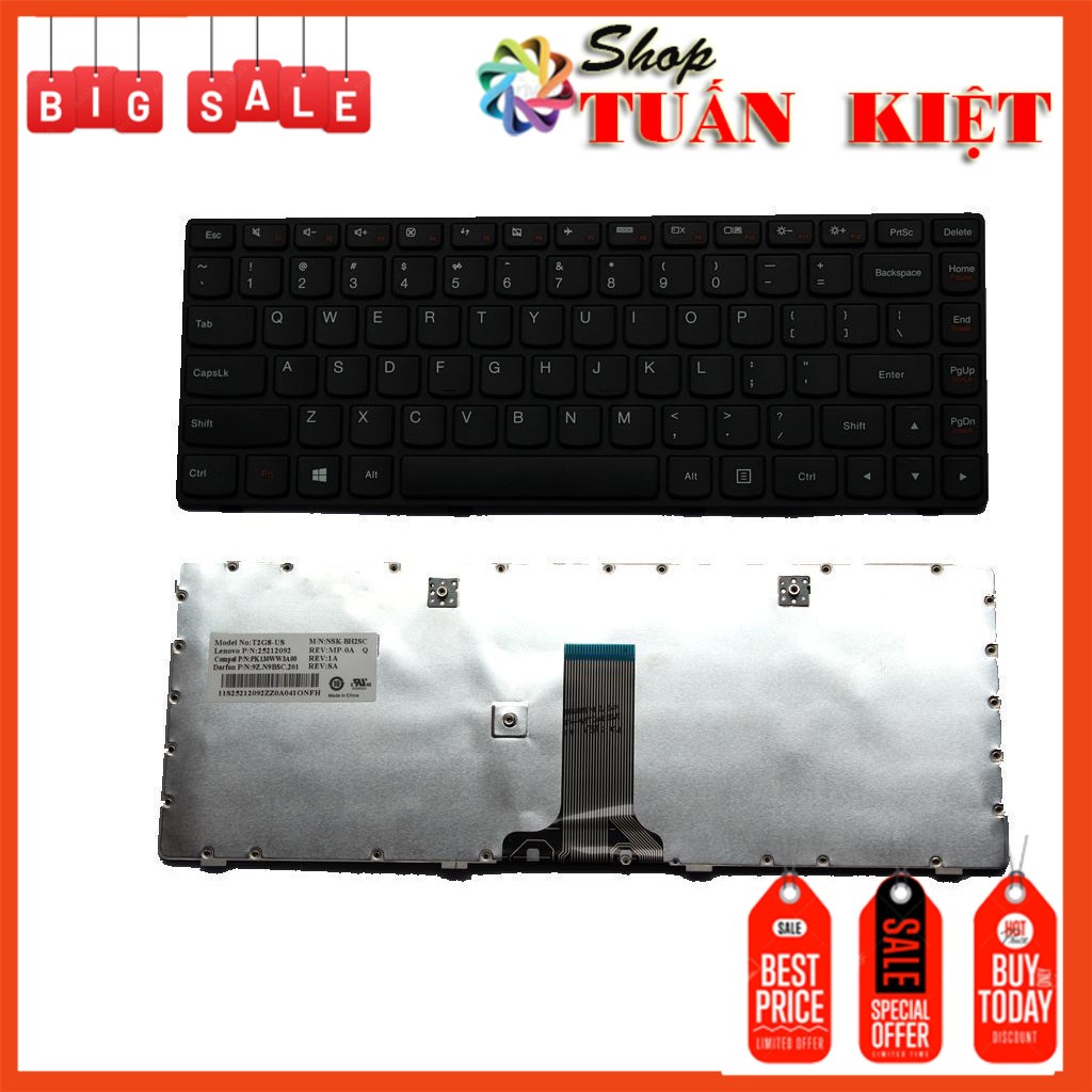 Bàn phím laptop Lenovo IdeaPad G480, G485 ,B480, B485 ,Z380