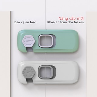 [HCM] Khóa cửa tủ lạnh, khoá tủ, ngăn kéo, khóa đa năng an toàn cho bé chất liệu nhựa ABS Goodtime