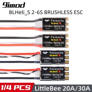 Bộ điều khiển tốc độ không chổi than 9imod favt littlebee 20a / 30a esc blheli_s opto 2-6s