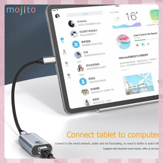 Bộ chuyển đổi usb type c sang ethernet usb c female sang rj45 gigabit thẻ