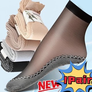 Sfse - vớ lụa phối ren siêu mỏng - đáy ngắn sox - mùa hè - thoáng khí chống trượt - độ co giãn cao - ren trong suốt cho nữ