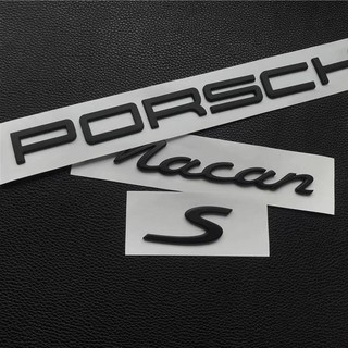 Miếng dán logo chữ tiếng anh trang trí đuôi xe hơi porsche gts turbo s
