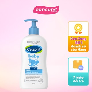 Sữa tắm gội cho trẻ em (Cetaphil Baby Gentle Wash&Shampoo) 400ml