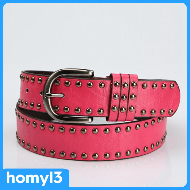 Thắt Lưng Đính Đinh Tán Bền Bỉ Phong Cách punk Dành Cho Nữ