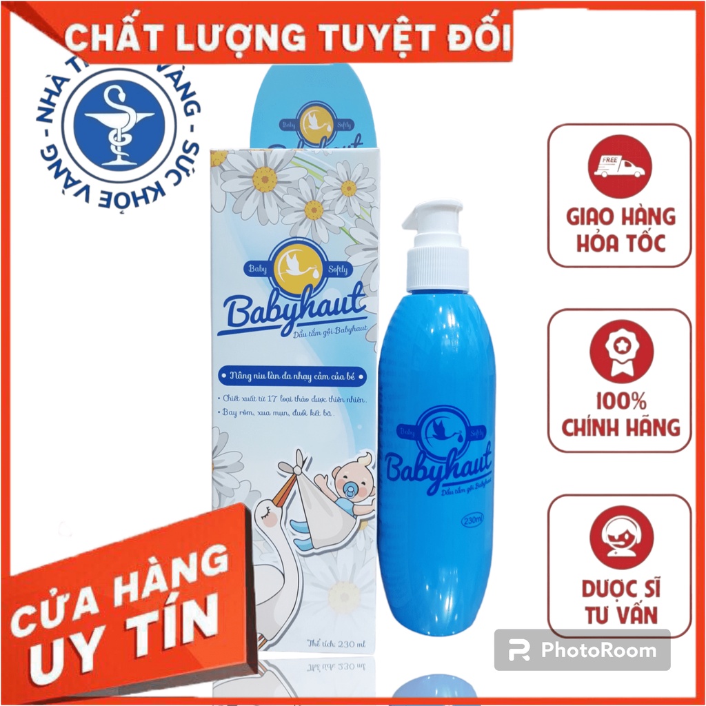 BABY HAUT - Sữa tắm gội trẻ em thảo dược BABYHAUT 230mL