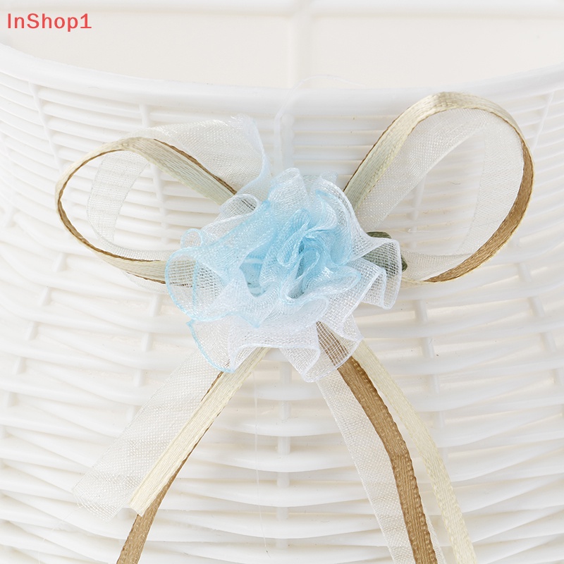 Giỏ Hoa Treo Tường Bằng Mây Nhân Tạo Dùng Để Trang Trí Vườn diy