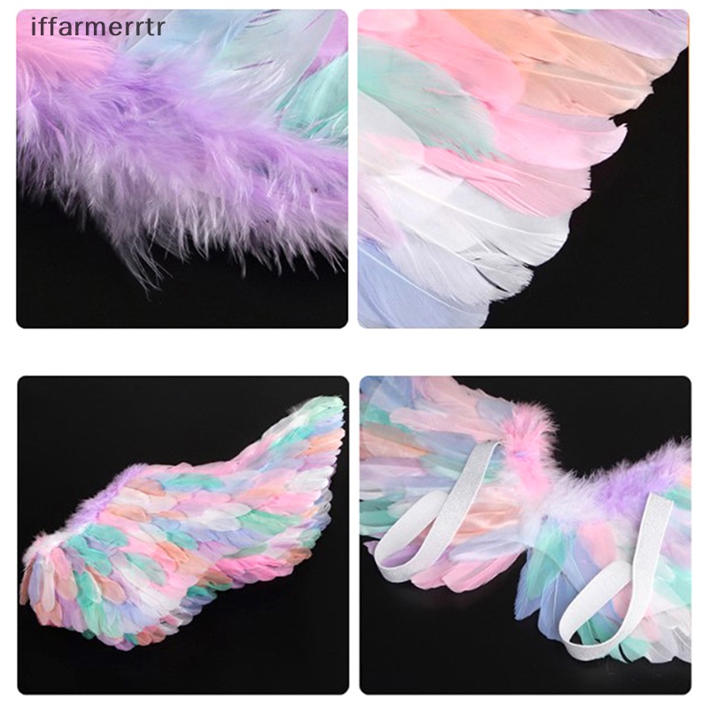 1 Đôi Cánh Thiên Thần Lông Vũ Hóa Trang halloween