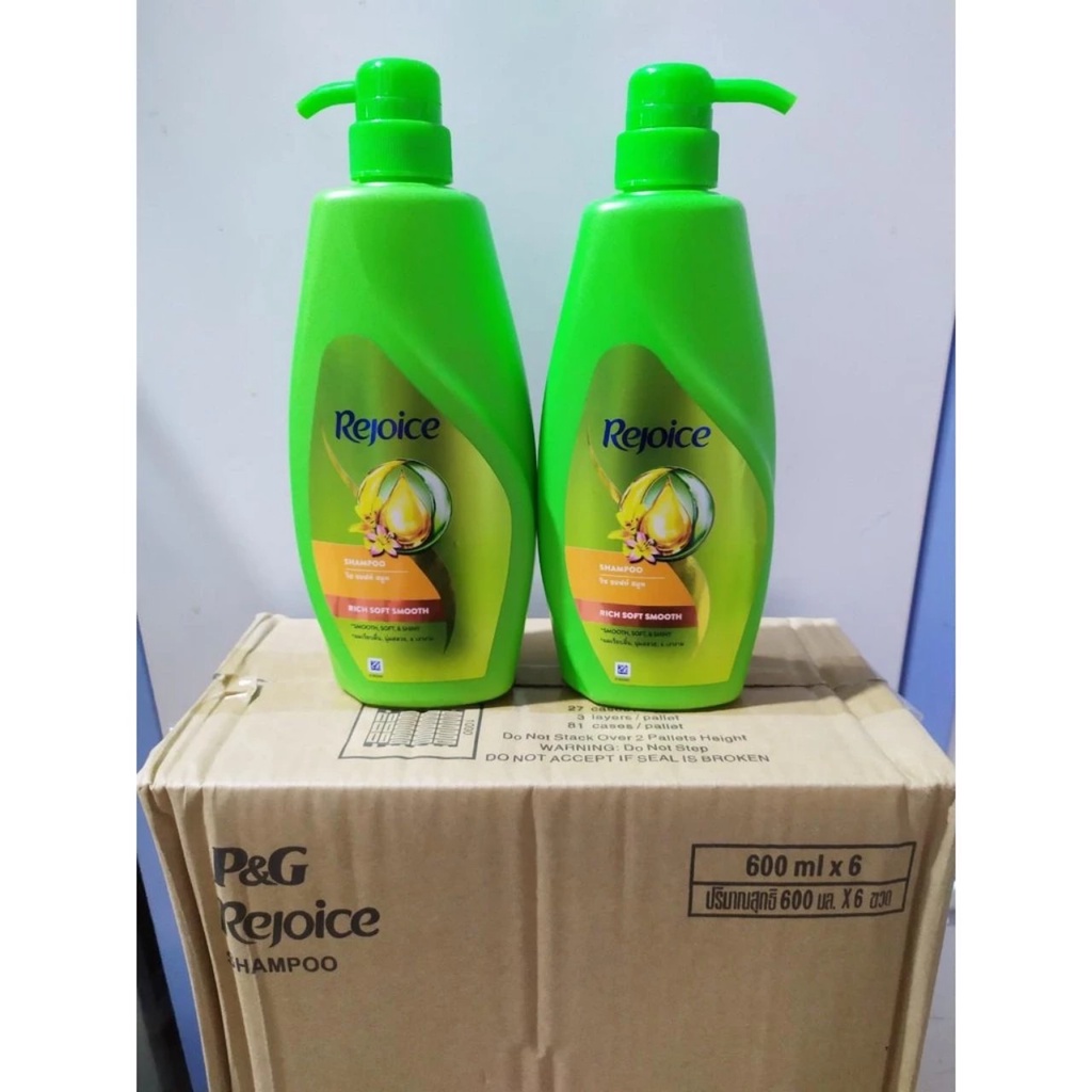 Dầu Gội Rejoyce Thái Lan 600ml Chính Hãng – Làm Sạch Da Đầu, Ngăn Ngừa Tóc Khô Xơ, Gãy Rụng