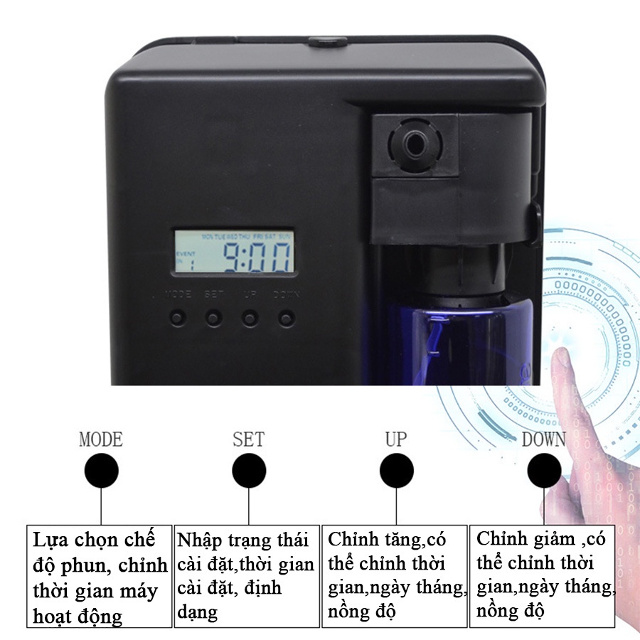 Máy Xông Tinh Dầu Công Nghiệp AROMA New ⚡ CHÍNH HÃNG ⚡ Máy Khuếch Tán Tinh Dầu Công Suất Lớn - Bảo Hành 12 Tháng