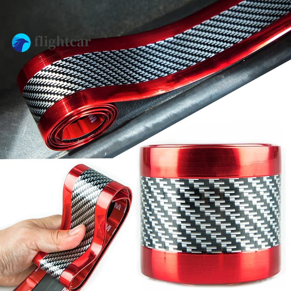 Sticker Sợi carbon 3d 7x100cm Bảo Vệ Trang Trí Ngoại Thất Xe Hơi