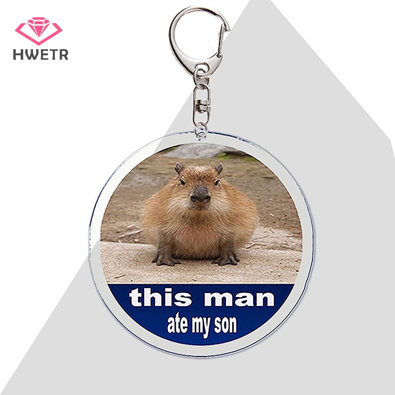 Móc Khóa Hình capybara Bằng acrylic Dễ Thương Cho Nữ Mới