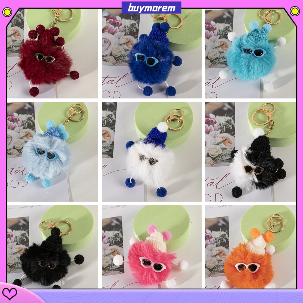 Buym2 Móc Khóa Quả Bóng Nhỏ Hoạt Hình Dễ Thương Tinh Tế Trang Trí Ba Lô / Móc Khóa Sử Dụng Hàng Ngày