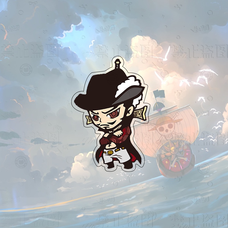 Trâm Cài Áo / Túi Xách Bằng acrylic Hình Hoạt Hình one piece Dễ Thương