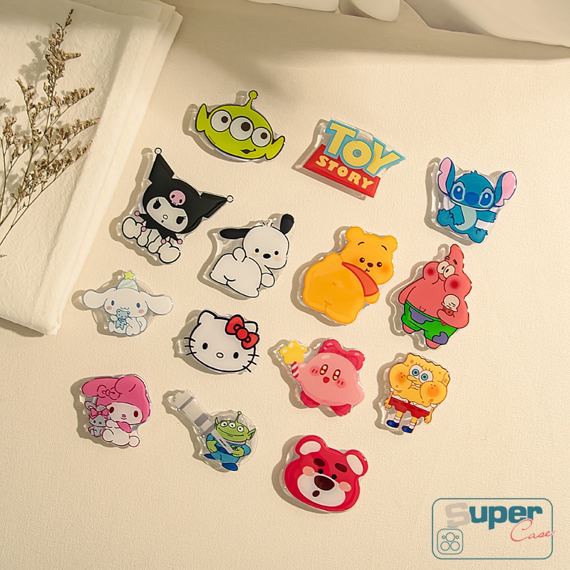 Dễ Thương Giá Đỡ Điện Thoại Hình kuromi kirby / spongebob / patrick / alien / alien / toy story Đáng Yêu