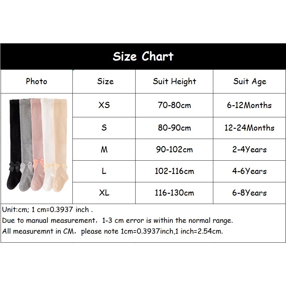 Dễ Thương Quần Tất cotton Lưng Cao Đính Nơ Xinh Xắn Cho Bé Gái