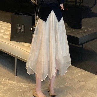 Chân Váy Dài Dáng Chữ a Lưng Cao Thiết Kế Độc Đáo Thời Trang Xuân Hè Xinh Xắn Cho Nữ