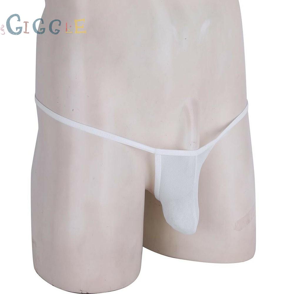 Underwear Mini Thong Briefs G-String Mens T-Back Ultra-thin Accessories