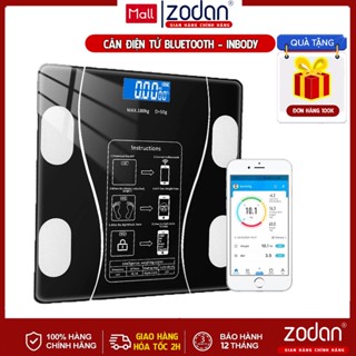 [CÓ VIDEO][BH 1NĂM] Cân điện tử Bluetooth thông minh ZODAN BL998 đo thông số cơ thể INBODY