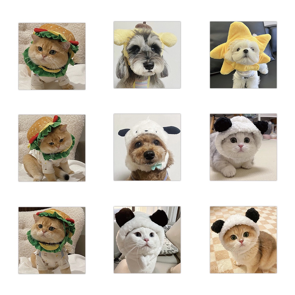 Bộ 60 Miếng Dán Trang Trí Mũ Bảo Hiểm / Bút Chì Hình Chó / Mèo graffiti Dễ Thương Vui Nhộn