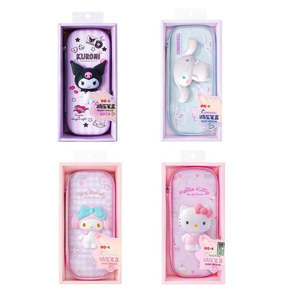 UUMIR Cinnamoroll Túi Đựng Bút Chì Sức Chứa Lớn In Họa Tiết Thỏ kuromi melody Dễ Thương Cho Nữ