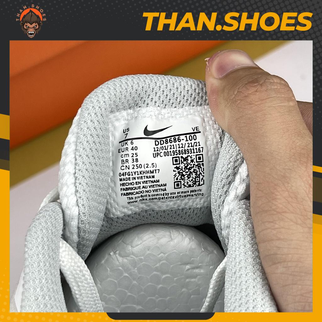 Giày Thể Thao Zoom Winflo 9 White Metallic Silver, Zoom Winflo 9 Trắng Gót Xám - Than.Shoes