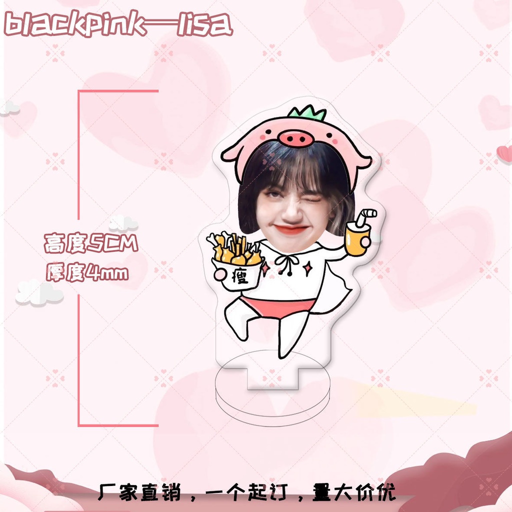 Blackpink Giá Đứng Mini Hình Lisa Jisoo Rose Jennie ANISHOP