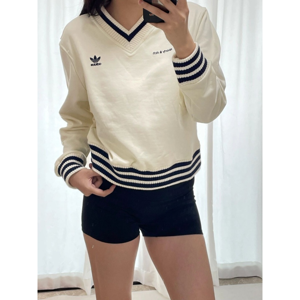 Adsporty jennie new in v Áo Len jennie Cổ