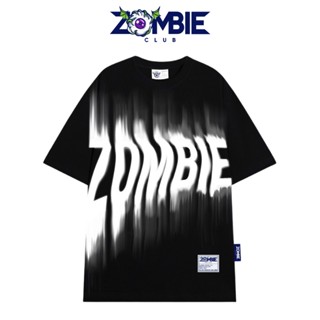 Áo phông nam nữ , Áo thun nam nữ Zombie Club x PAMIN Blur  vải thun cotton định lượng 250gsm chất liệu cotton