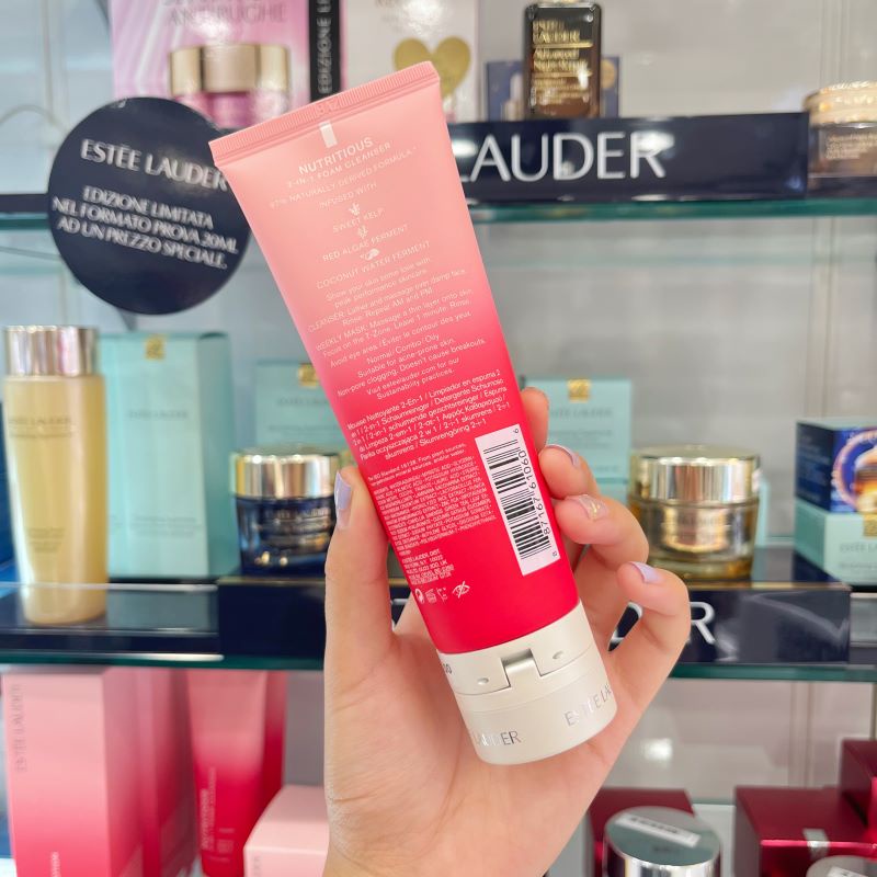 Sữa Rửa Mặt estee lauder Chiết Xuất Lựu Đỏ 2 Trong 1 125ml