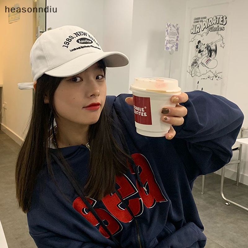 Masonndiu Mũ Lưỡi Trai Thêu Chữ Phong Cách hip hop Thời Trang Cho Nam Và Nữ