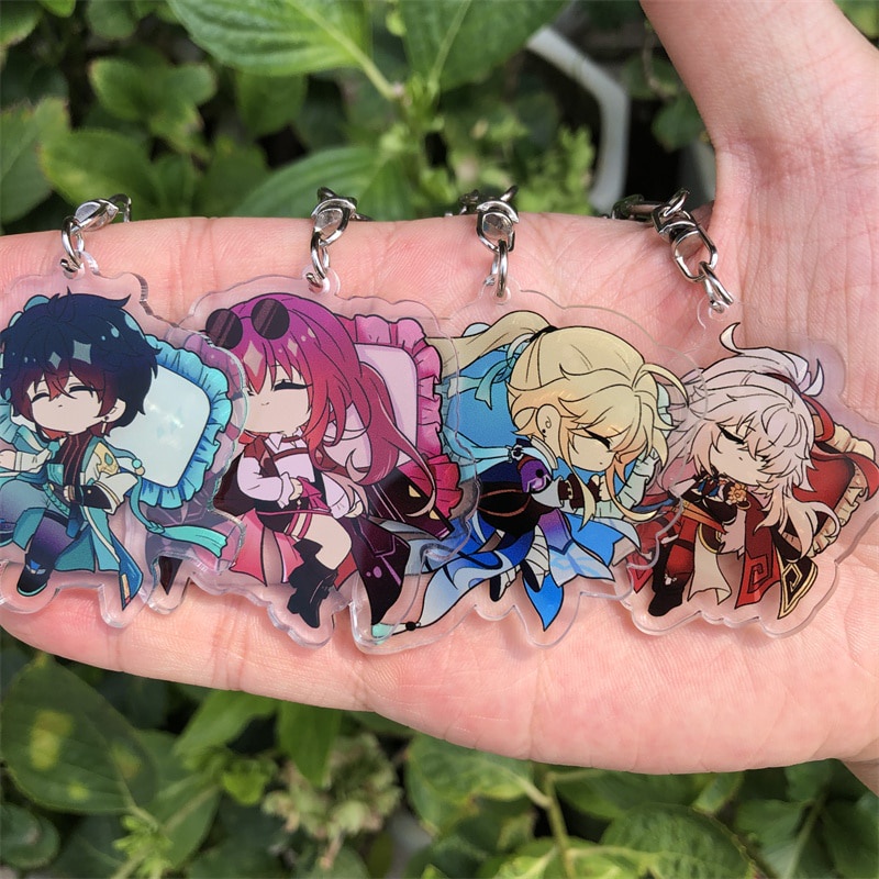 Móc khoá Honkai: Star Rail Clara Jing Yuan Yanqing Bailu Anime Manga Nhật Bản Phụ Kiện Trang Trí Túi xách Balo