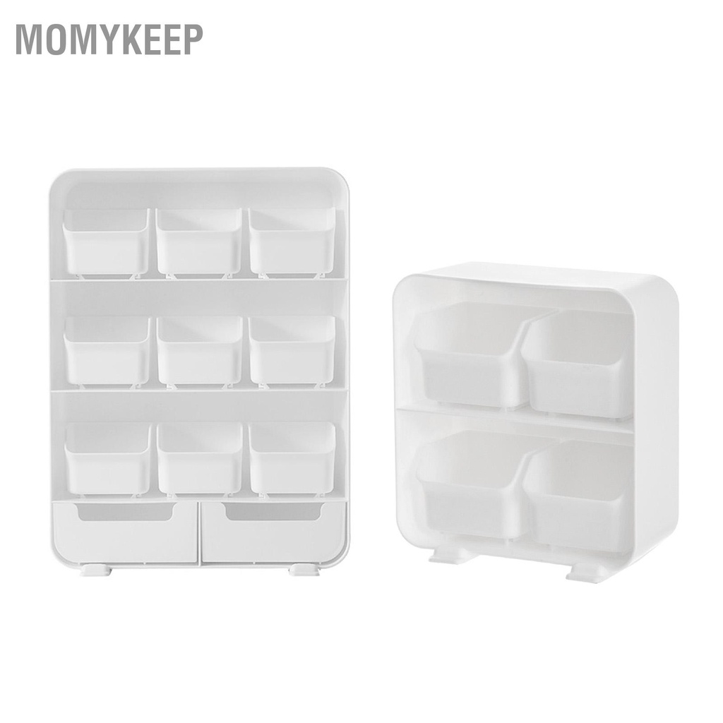 MOMYKEEP Ngăn kéo để bàn Sắp xếp nhiều ngăn Lưu trữ lớp Văn phòng phẩm Hộp lưu mỹ cho ký túc xá tại nhà