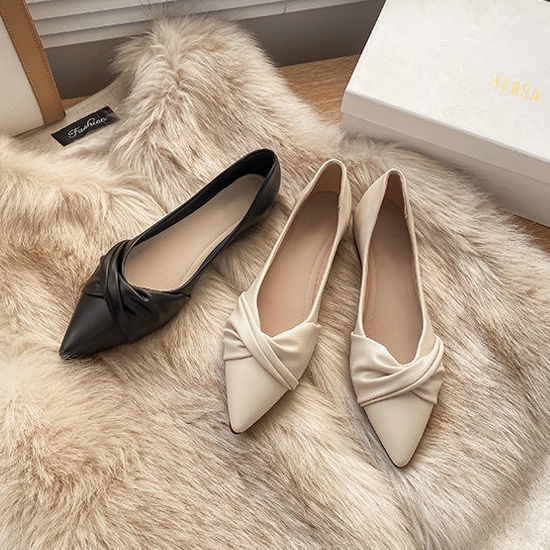 Giày Búp Bê Mũi Nhọn Đế Mềm Thời Trang Dành Cho Nữ