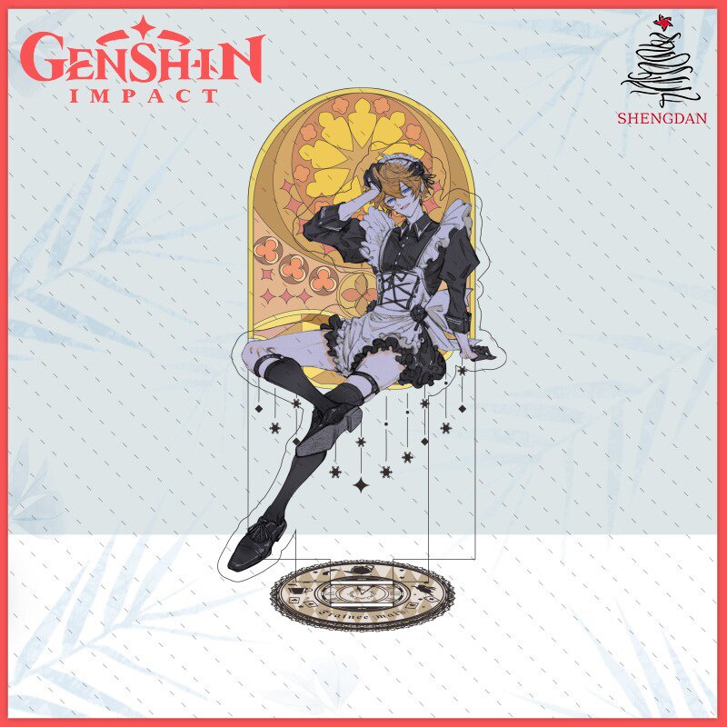 Mô hình đứng standee Hot Game Genshin Impact Figurines Xiao Venti Ayato Tartaglia Razor Kaeya Scaramouche Diluc