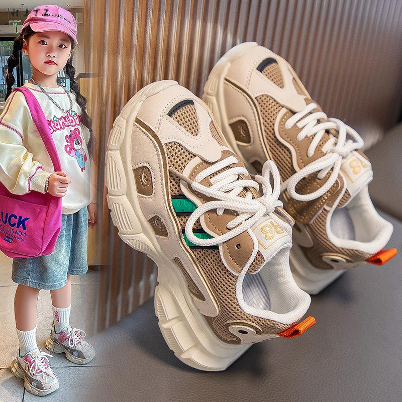 Giày Thể Thao Đế Mềm Chống Trượt Thoáng Khí Thời Trang Cho Bé