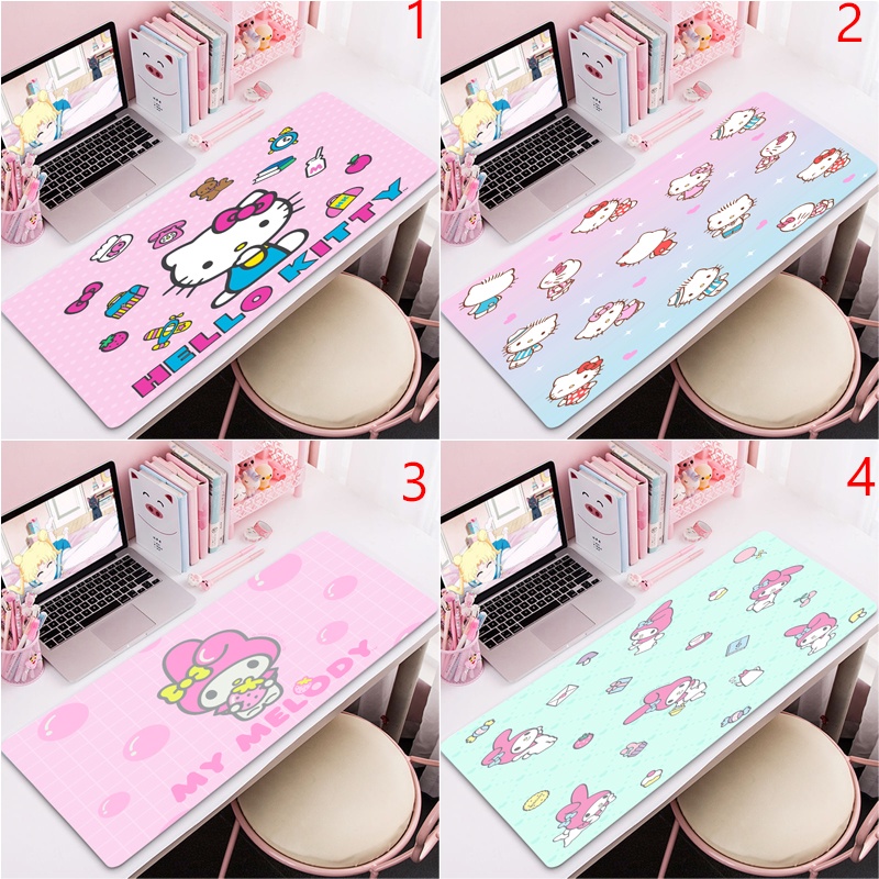 Dễ Thương Tấm Lót Chuột Và Bàn Phím Chống Trượt Hình sanrio hello kitty, kuromi ,Pompurin, keroppi