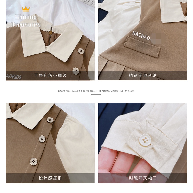 ShiningTreasures Váy Bé Gái váy váy trẻ em công chúa bé gái thời trang dễ thương đẹp 2023 NEW KLQ23915YM 37Z230915