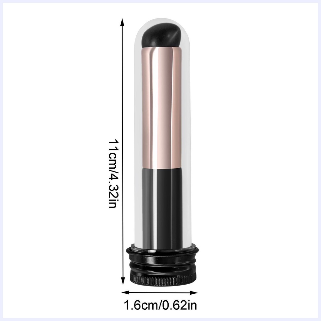 Cọ Tô Son Môi Đầu Tròn mini Bằng silicone Tiện Dụng