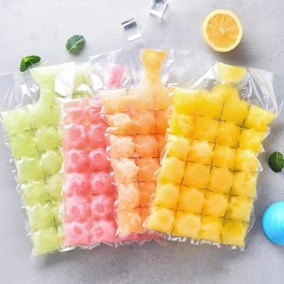 Set 10 túi túi nilon làm kem/ đá viên/ sữa chua tiện lợi thông minh -maigen