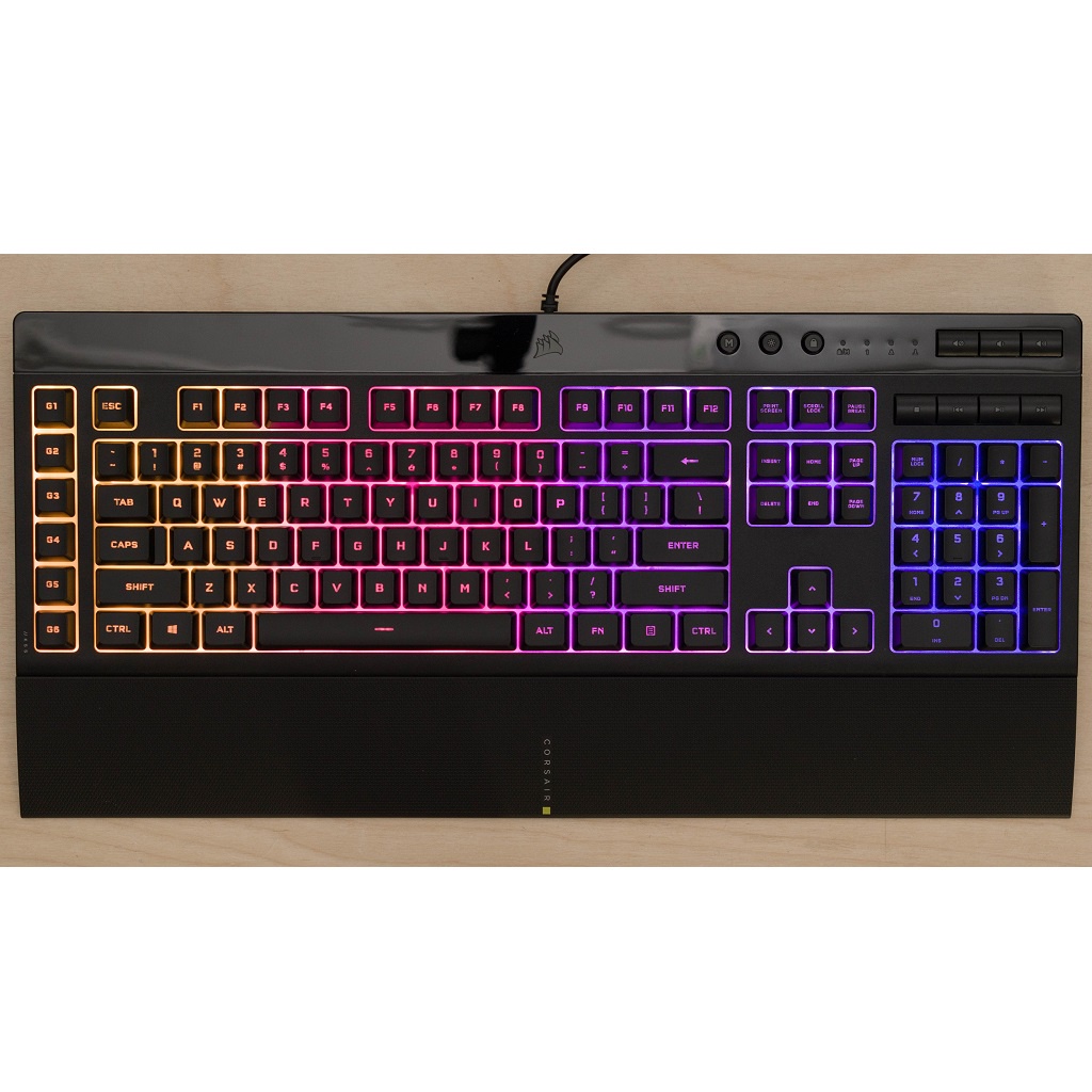 Bàn Phím Giả Cơ, Bàn phím Gaming RGB CORSAIR K55 RGB Pro, K55 RGB Pro XT - hàng chính hãng BH 12 tháng