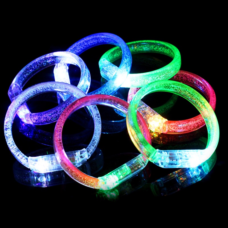 Uloveremn Vòng Tay acrylic Phát Sáng Trong Bóng Tối Nhiều Màu Sắc