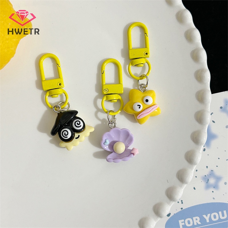 SANRIO Móc Chìa Khóa Hình Cá hanton Xấu Xí Sáng Tạo Vui Nhộn Mới