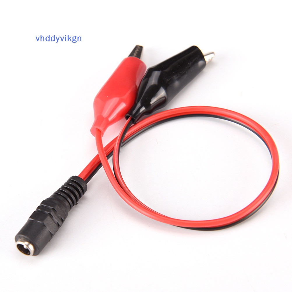 Dây Cáp Kết Nối dc 5.5mm x 2.1mm dc female / male Sang 2 alligator