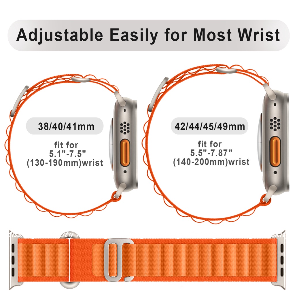 Alpine Dây Đeo Đồng Hồ iwatch 44mm 40mm 49mm 45mm 41mm 38mm 42mm series 9 5 se 6 7 8 ultra 2