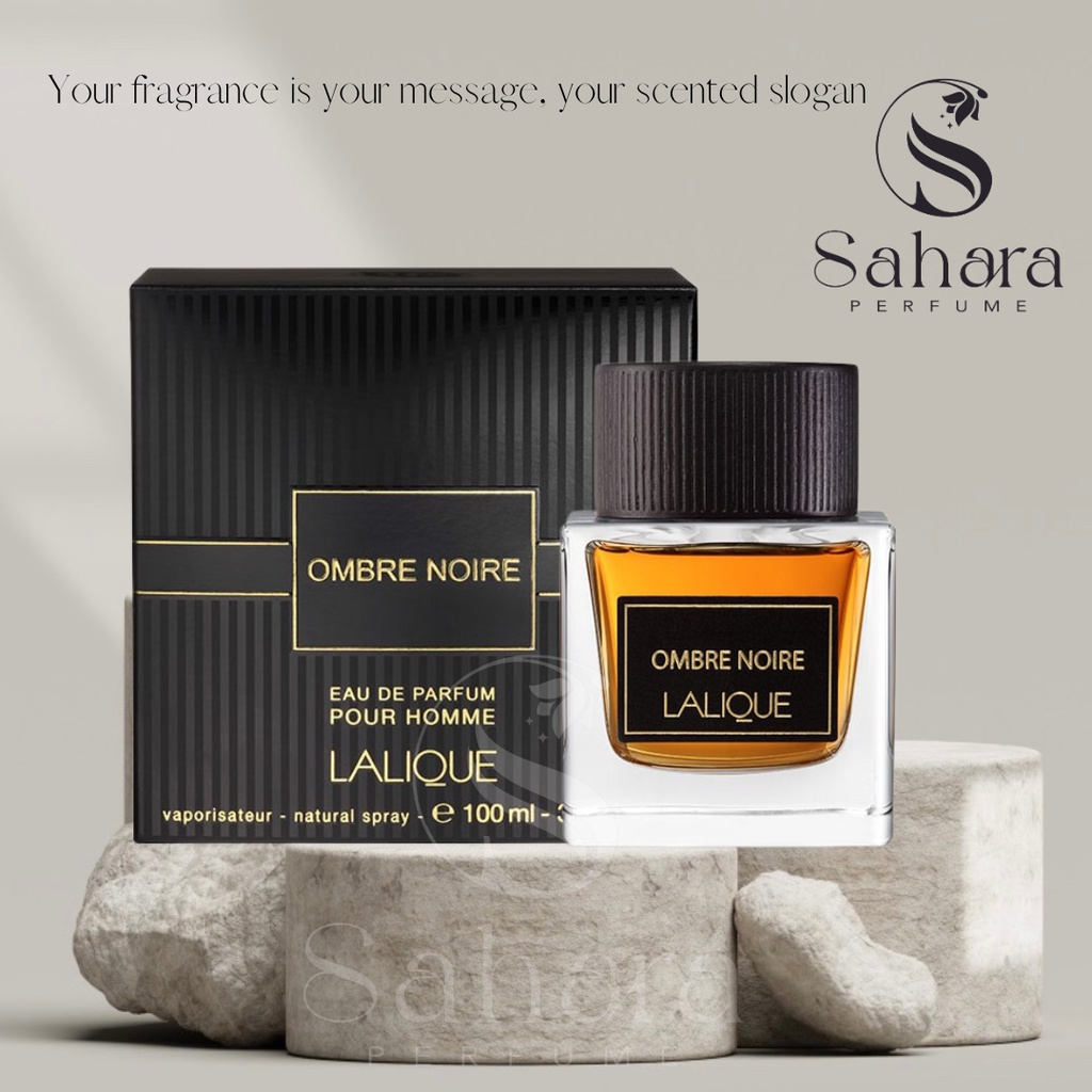 [ FULL BOX ] Lalique Ombre Noire EDP 100ml | Nước hoa nam quyến rũ nam tính | Sahara Perfume