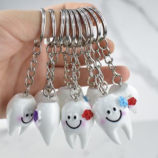 Set 10 Móc Khóa Hình Chiếc Răng Dễ Thương