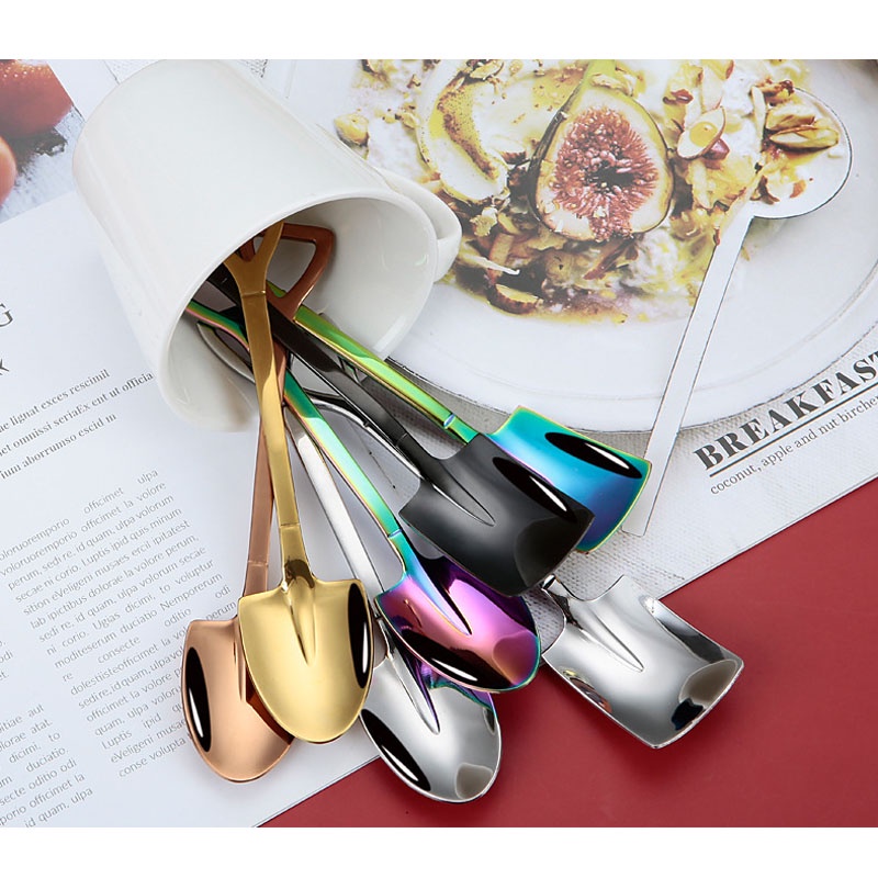 Muỗng Cà Phê Bằng Thép Không Gỉ 304 Phong Cách retro