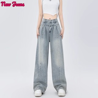 Prowow quần ống rộng quần nữ jean Phong cách Popular Korean Cute WNK2392CSY38Z230921